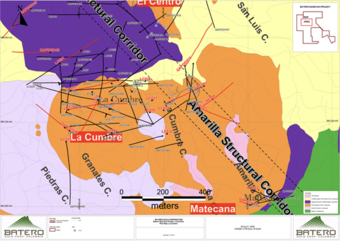 La Cumbre Project Plan Map